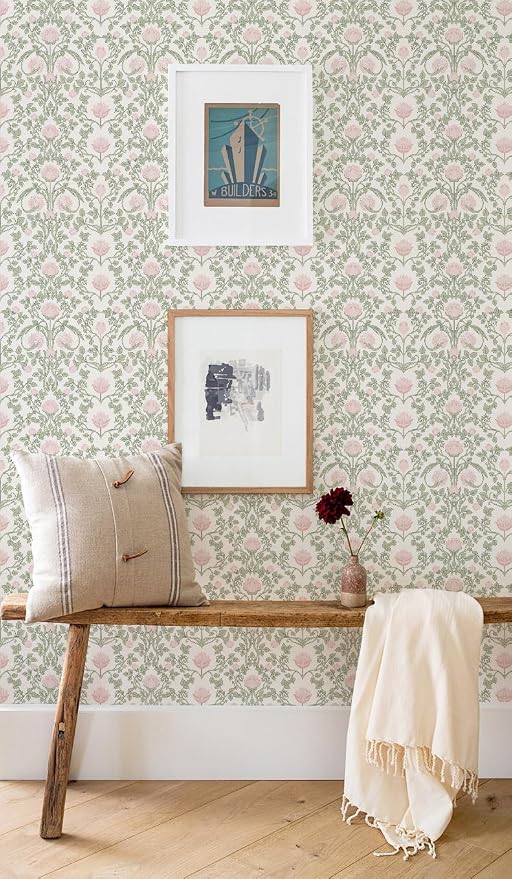YXTII Floral Wallpaper Peel and Stick - Image 7