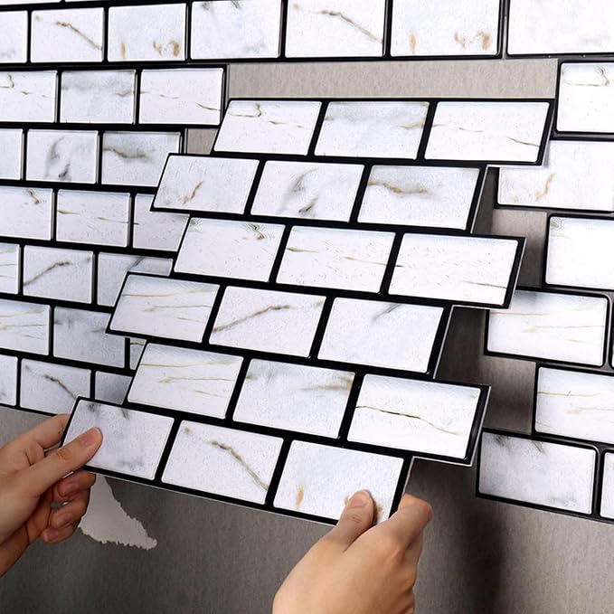 3D Wall Panels, 3D Brick Wallpaper Peel and Stick, Faux Brick Wall Panel - Image 3