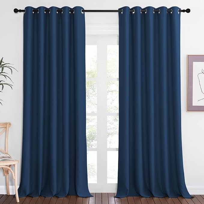 NICETOWN Sliding Door Window Treatment Blackout Patio Door Curtain Panels by NICETOWN
