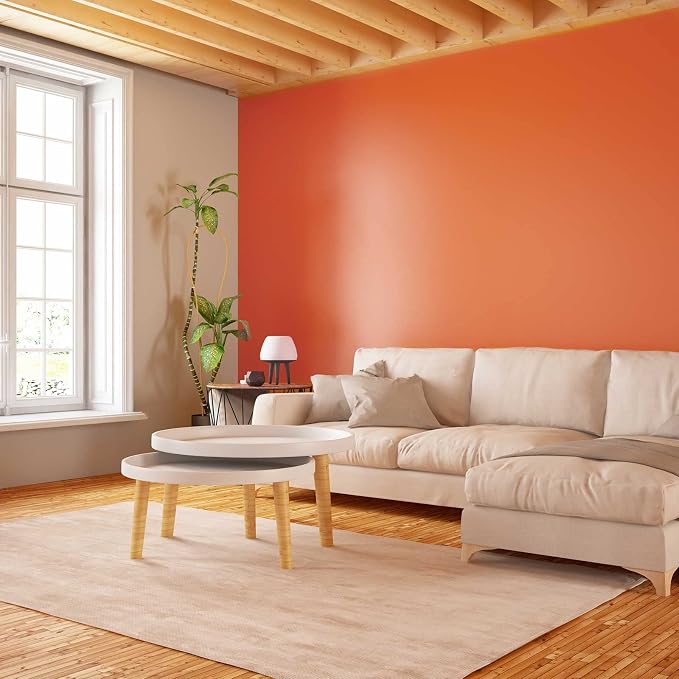 Orange Peel and Stick Wallpaper, 15.7 X 78.7 inches Renter Friendly Wallpaper - Image 5