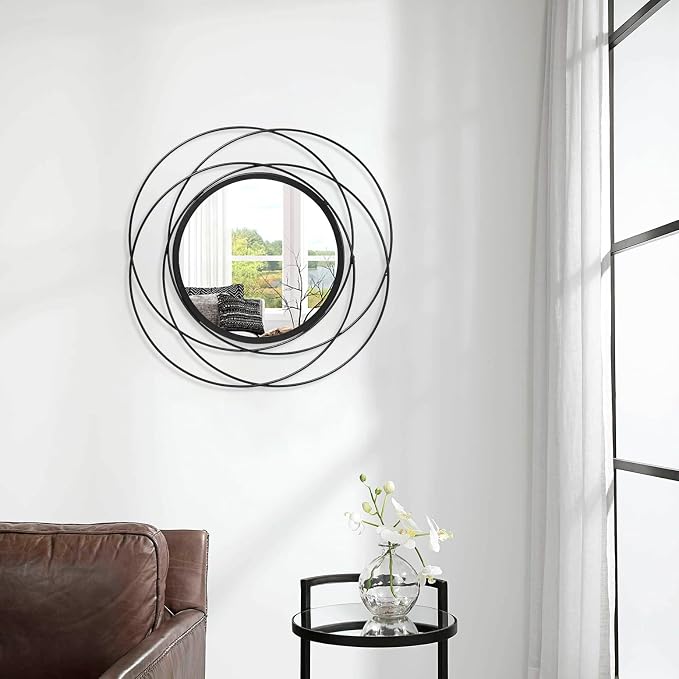 Decorative Mirrors Black Circle Mirror - Image 4
