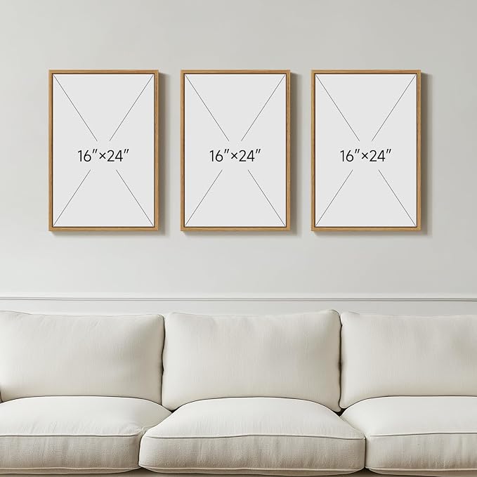 Framed Christian Wall Art Set of 3, Neutral Beige Psalm Scripture Canvas Prints - Image 8