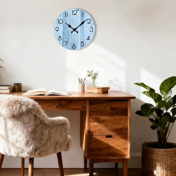Wall Clock, Modern Wall Clocks Battery Operated, Silent Non Ticking Clock - Image 9