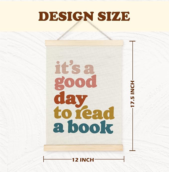 Yomisex Book Reading Wall Art Poster, Reading Nook Corner Decor, Library Decor - Image 6