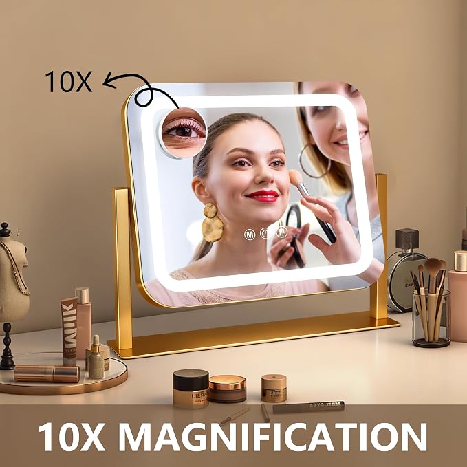 Ratsamee Gold Vanity Mirror - Image 6