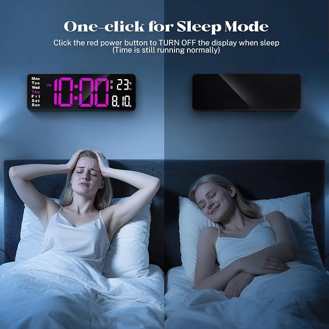 Digital Clock Large Display, Led Big Wall Clocks - Image 7