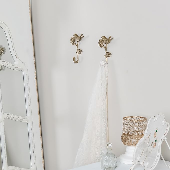 SOFFEE DESIGN 2pcs Metal Gold Coat Hooks - Image 4