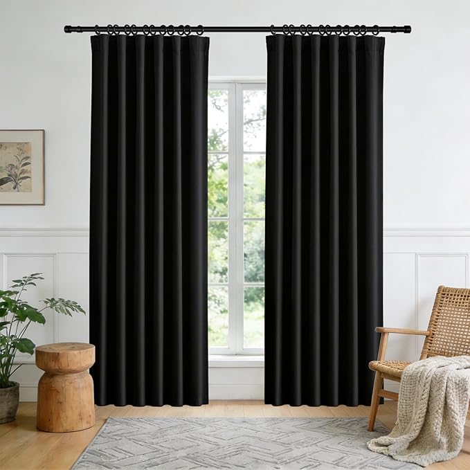 Room Divider Blackout Curtain Track Curtains Wall Dividers Panels Screen by CBSROROHome