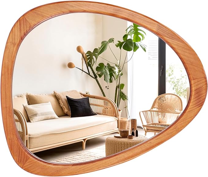 WallBeyond Asymmetrical Mirror, Irregular Wall Mirror by WallBeyond