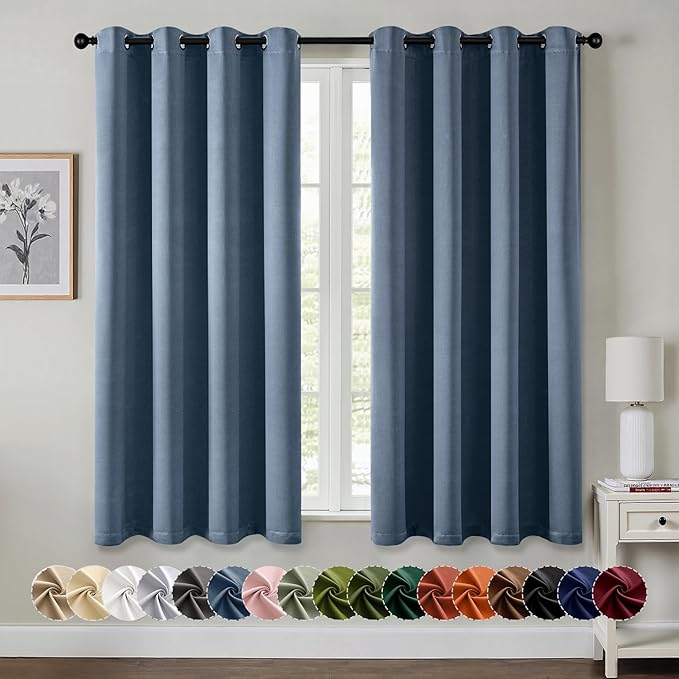 MIULEE Blackout Curtains for Bedroom Living Room 2 Panels, Thermal Insulated by MIULEE