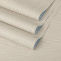 TANONE Beige Grasscloth Peel and Stick Wallpaper, Faux Linen Textured Self by TANONE