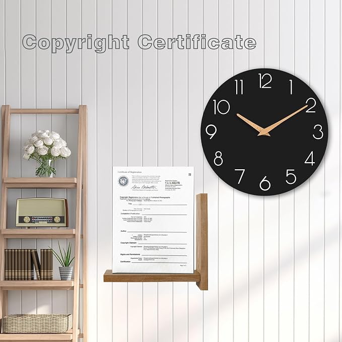 cicininc Wall Clock, Decorative Battery Operated Wall Clocks - Image 6