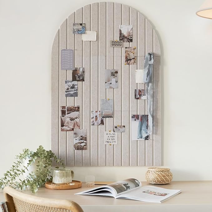 Large Arched Felt Bulletin Board by ZICOTO