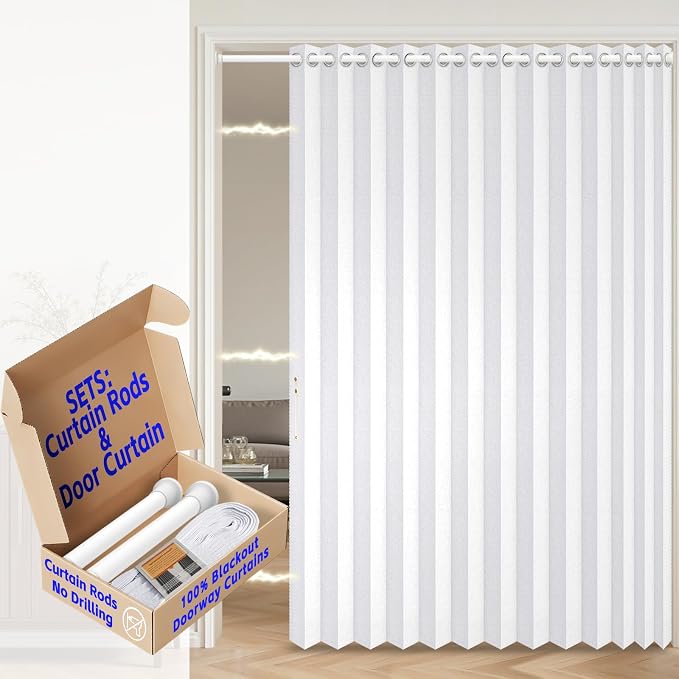 AJAZZ Blackout Magnetic Door Curtain by AJAZZ