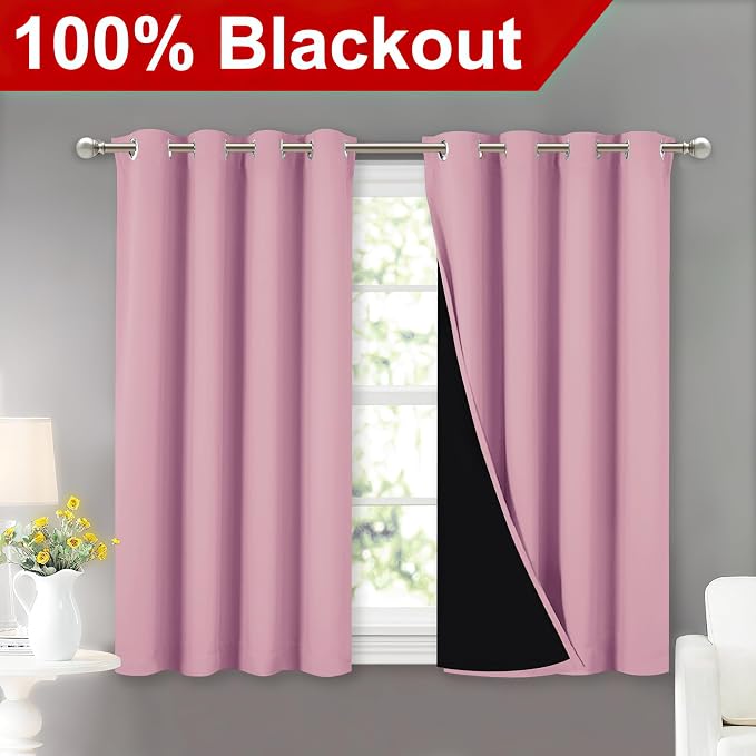 NICETOWN 100% Blackout Curtains - Image 2