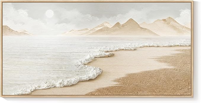 Framed Boho Coastal Beach Wall Art - Image 9