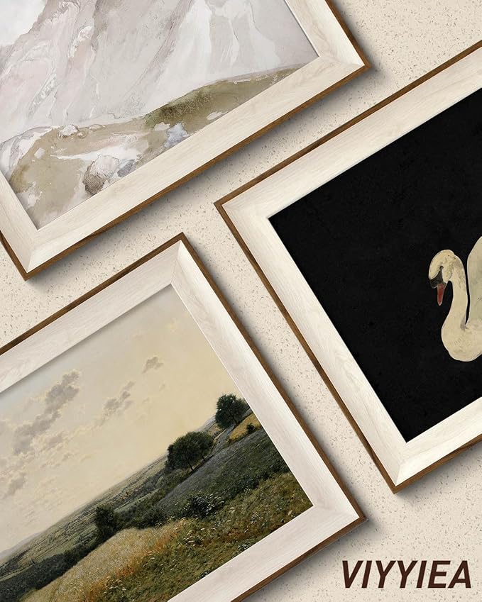 VIYYIEA Framed Wall Art for Living Room, Swan Art Canvas Prints, Vintage Home - Image 6
