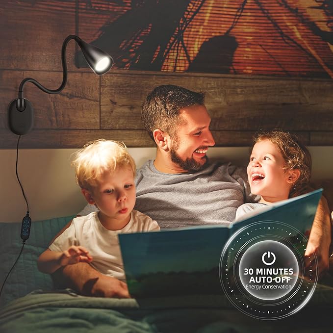 LiFMIRA Wall-Mounted LED Bedside Reading Light - Image 4