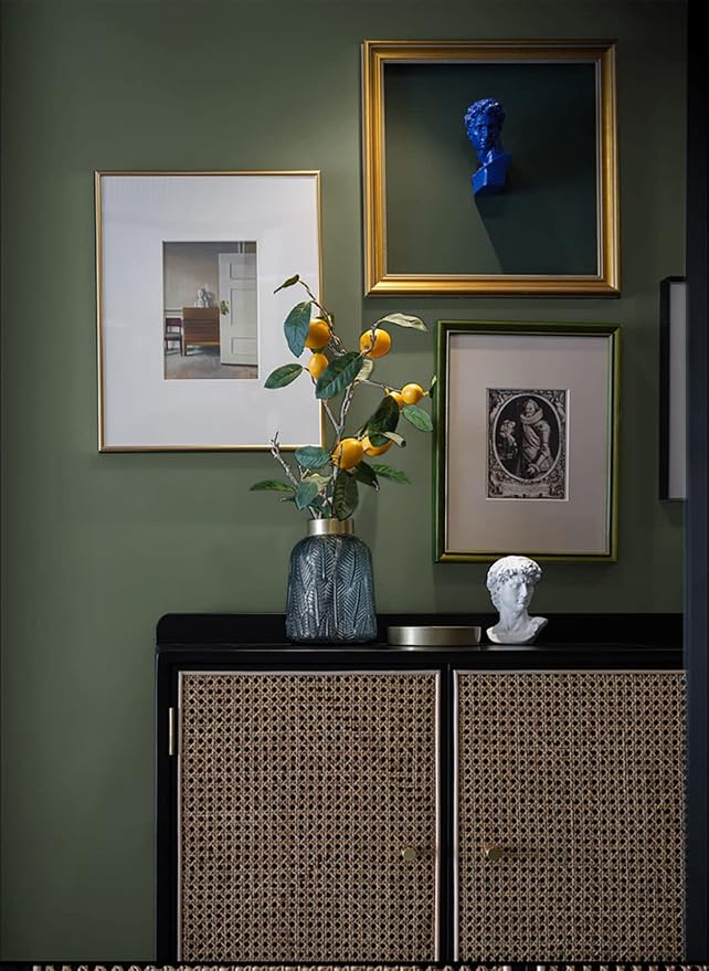 Dimoon 118''x17.7'' Green Peel and Stick Wallpaper Contact Paper Modern Self - Image 6