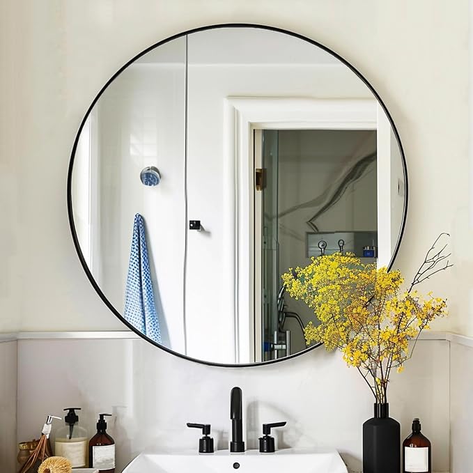 Mirror 18 inch, Round Wall Mirrors, Round Mirrors by Mfring