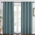 NICETOWN Blackout Greyish Blue Curtains & Drapes by NICETOWN