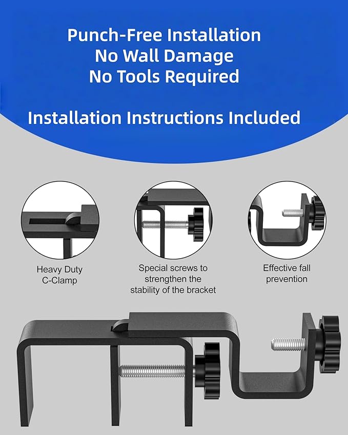 Over-Blinds Curtain Rod Brackets - Image 5