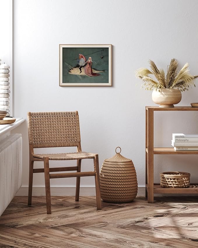 VIYYIEA Framed Wall Art for Living Room, Drive the Fish Canvas Prints, Vintage - Image 4