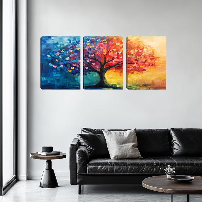 Kuiluuye 3 Pieces Sun Sbstract Wall Decor Motivational Office Wall Decor - Image 3