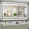 72x40 Inch LED Bathroom Mirror by Briivuemodernmirrors