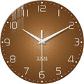 XNM Large Wall Clocks Battery Operated 16 Inch Modern Glass Wall Clock by XNMwallclock