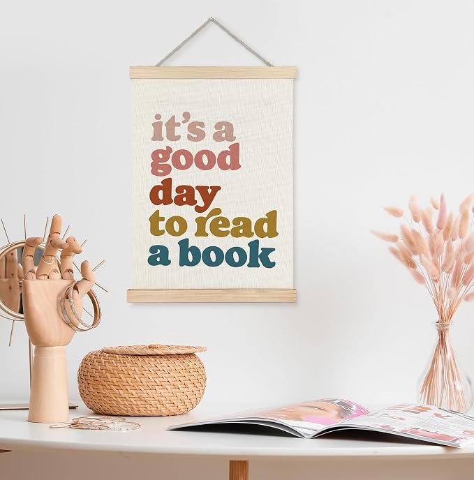 Yomisex Book Reading Wall Art Poster, Reading Nook Corner Decor, Library Decor - Image 3