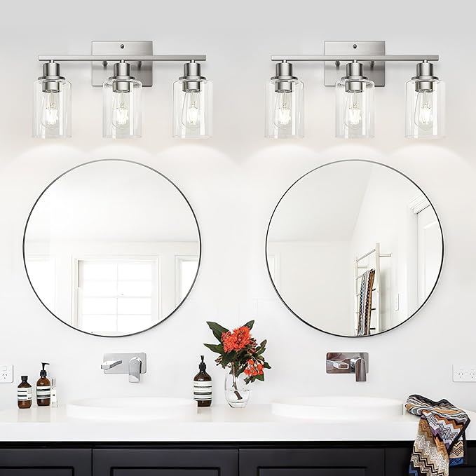 MOKATNG 3-Light Bathroom Light Fixtures, Vanity Light - Image 6