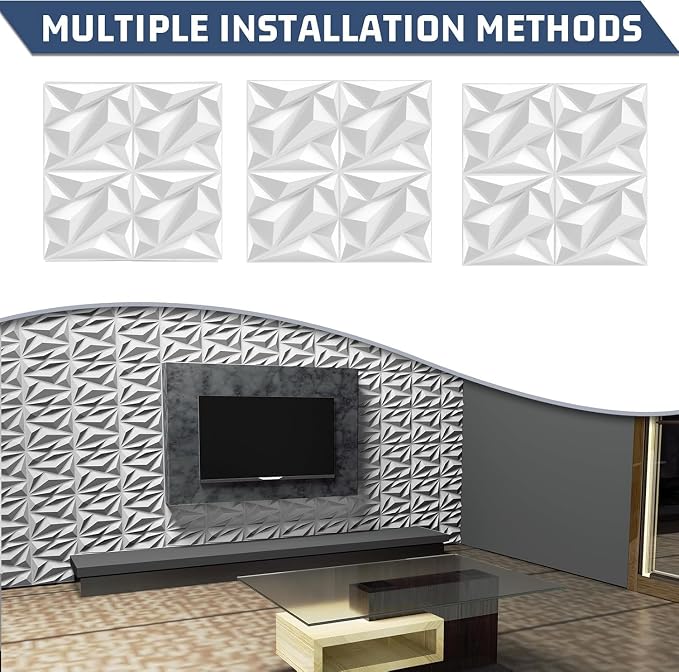Heikki 30 Pack 3D Wall Panel for Interior Wall Décor, PVC Flower Textured Wall - Image 7