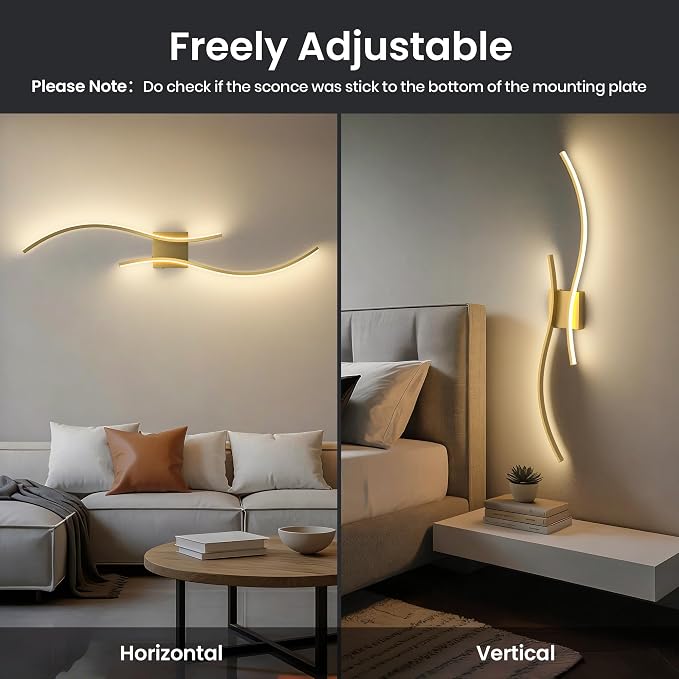 Battery Operated Wall Sconces Set of Two, 10000mAh Rechargeable Modern Wall - Image 6