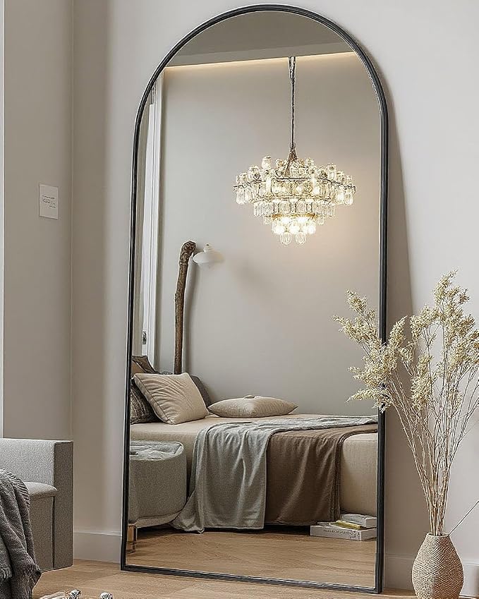 DMWOODFL 71"x26" Arched Full-Length Mirror by DMWOODFL