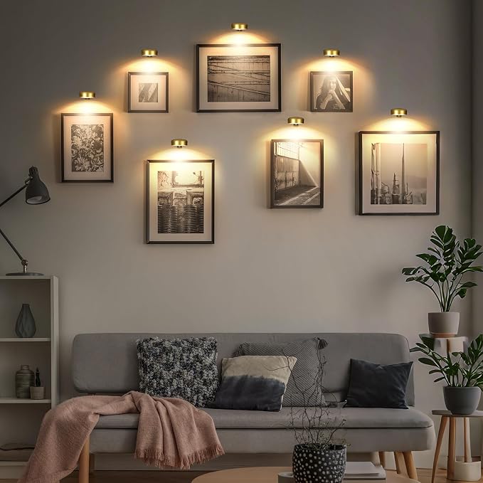 6Pack-Recharge Battery Wall Picture Light - Image 2