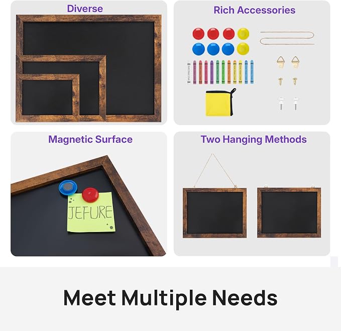 Magnetic Chalkboard, 9x12 Inches Blackboard - Image 4