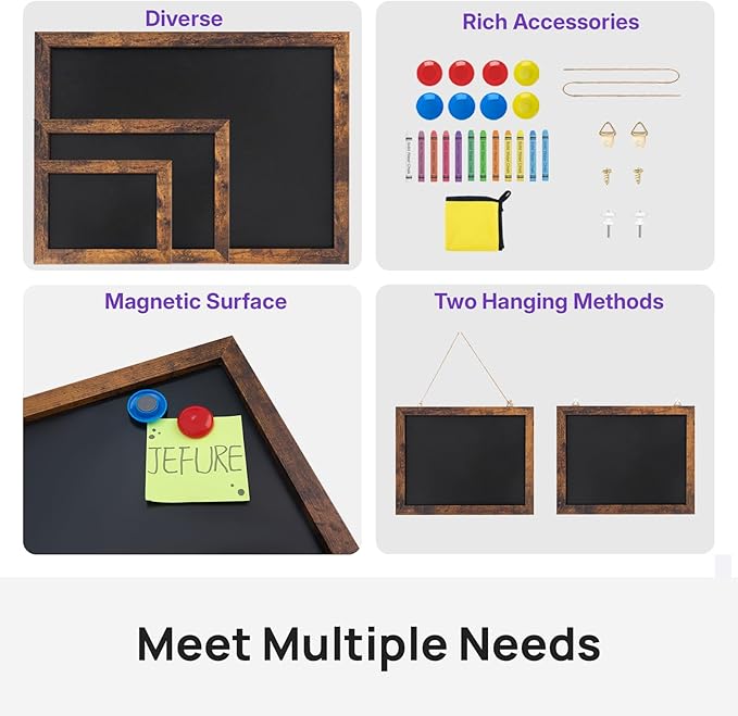 Magnetic Chalkboard, 12x16 Inches Blackboard - Image 4