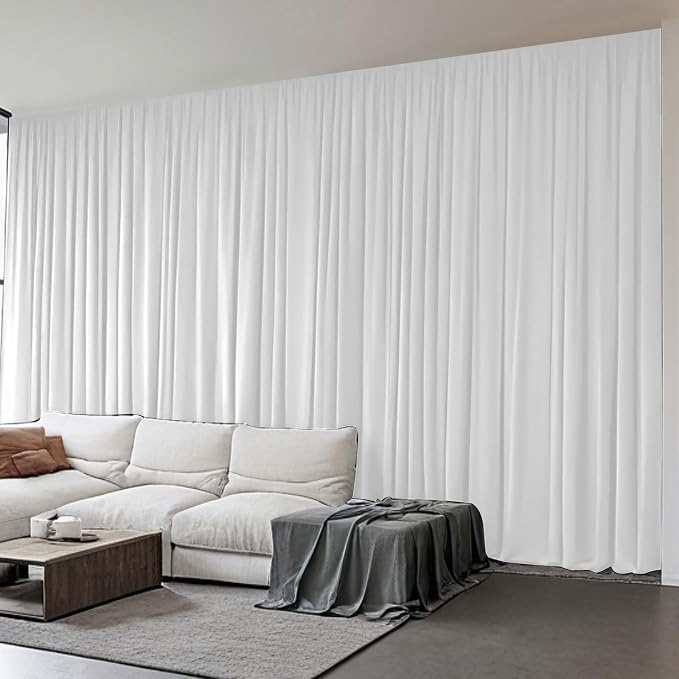 Floor to Ceiling Curtain for Wall Ceiling Mount Track by Grichril
