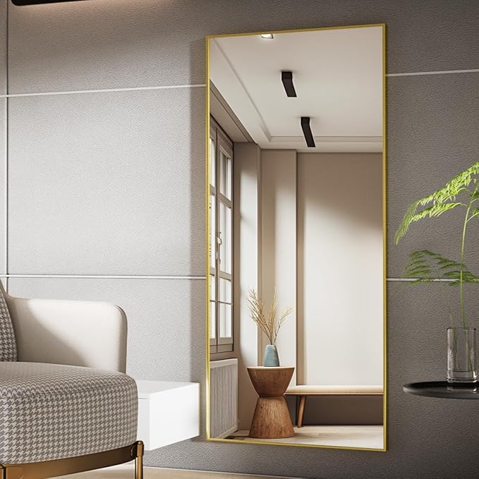 Koonmi 71"x26" Floor Mirror Full Length, Bedroom Floor Body Mirror - Image 6