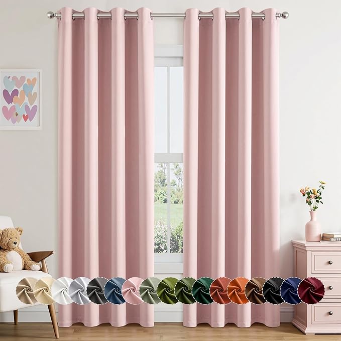 MIULEE Blackout Curtains for Bedroom Living Room 2 Panels, Thermal Insulated by MIULEE