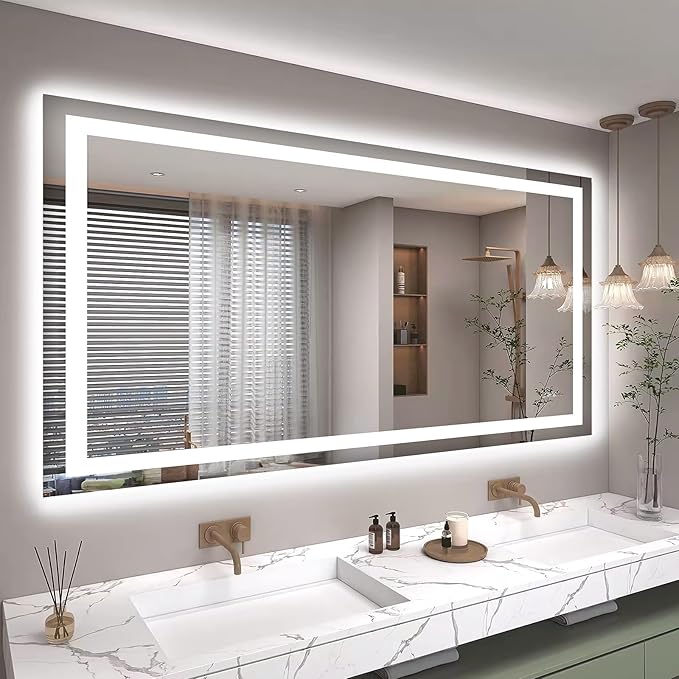 Hivone 60X36 LED Bathroom Mirror by Hivone