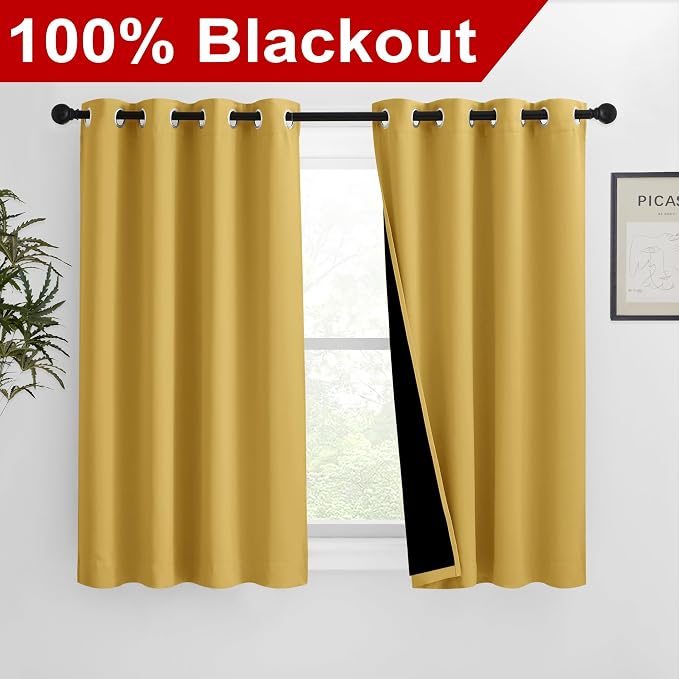 NICETOWN 100% Blackout Curtains - Image 2