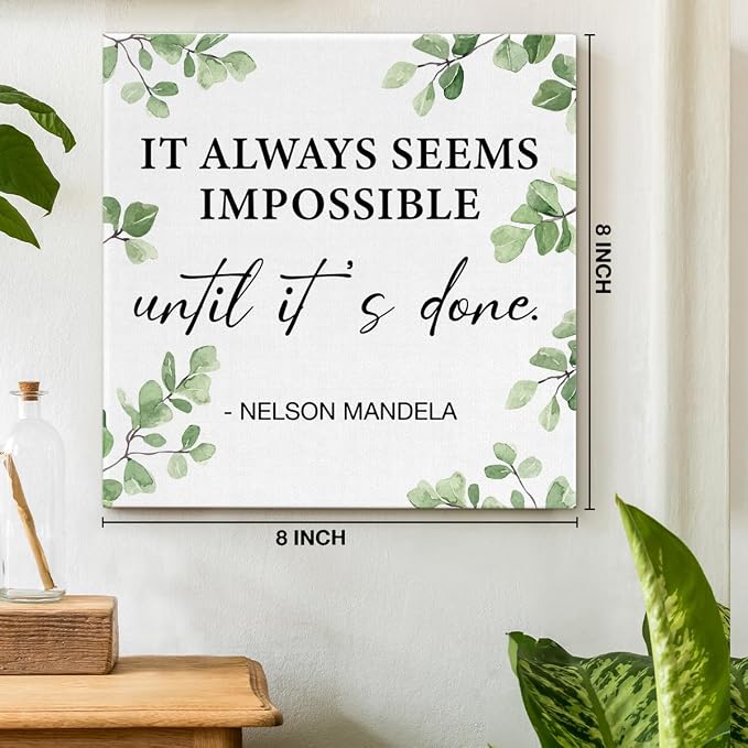 Inspirational Wall Art Motivational Painting Wall Decor - Image 2