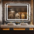LOAAO 58"x40" LED Bathroom Mirror by LOAAO