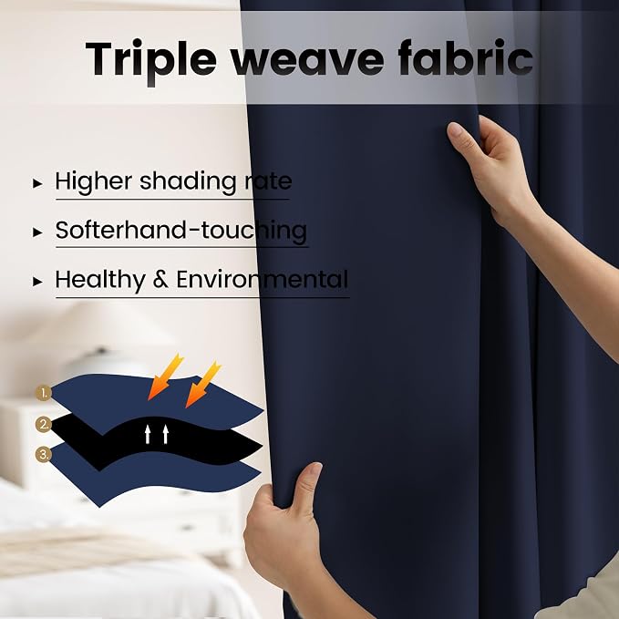 Extra Wide Room Room Divider Curtains - Image 3