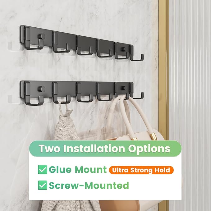 16-Inch Wall Mount Coat Rack - Image 2
