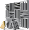 24 Pack Acoustic Panels, High-Density Soundproof Wall Panels by ZELMINE