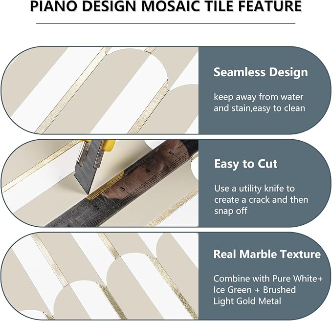 Vamos Tile Peel and Stick Backsplash Seamless Tile - Image 6