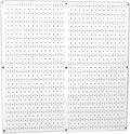 Wall Control 30-P-3232W White Metal Pegboard Pack by Wall+Control